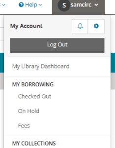Login Menu options graphic