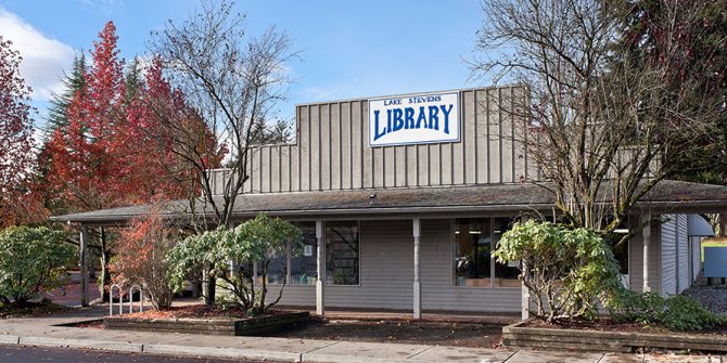 Exterior view of Lake Stevens Library