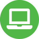 laptop green laptop icon
